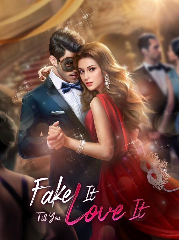 a man and a woman dancing together. the man is wearing a black masquerade mask on his face. the girl looks directly at you.